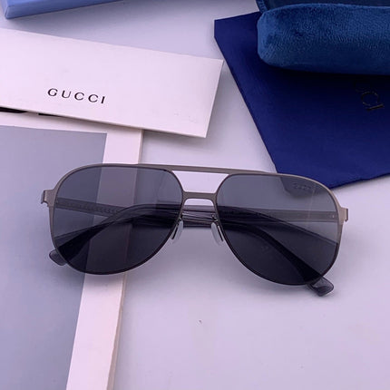 GUCCI 26S AVIATOR FRAME IN METAL 422537