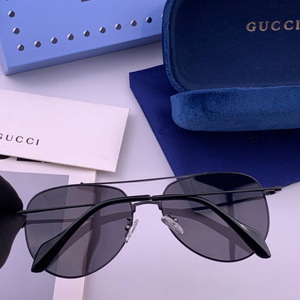 GUCCI 26S AVIATOR FRAME IN METAL 424701