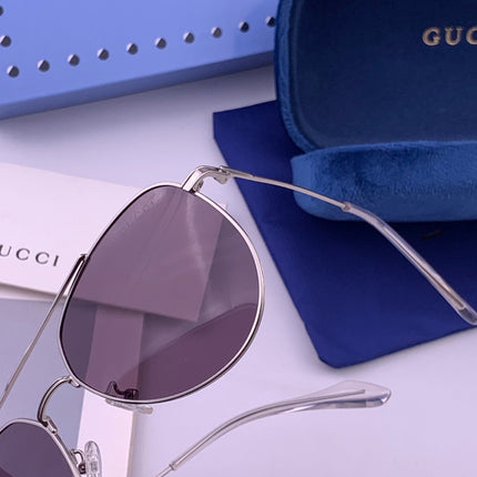 GUCCI 26S AVIATOR FRAME IN METAL 424702