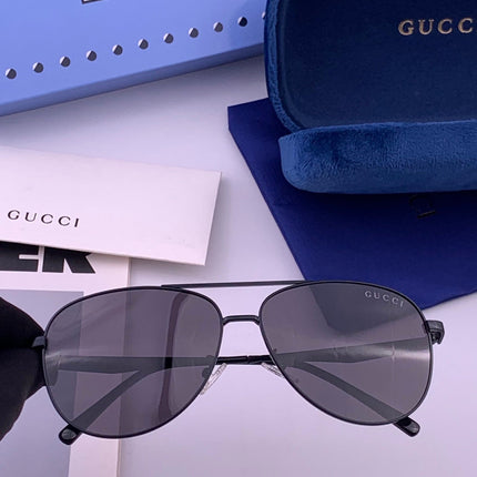 GUCCI 26S AVIATOR FRAME IN METAL 424705