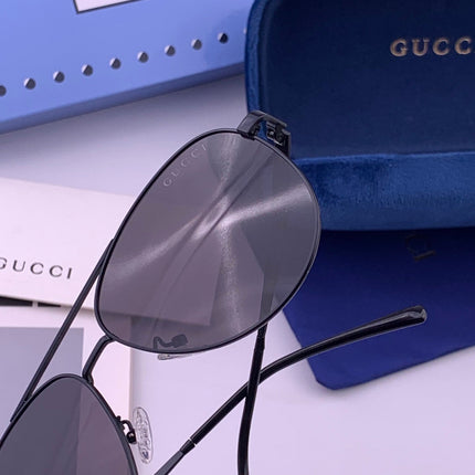 GUCCI 26S AVIATOR FRAME IN METAL 424705