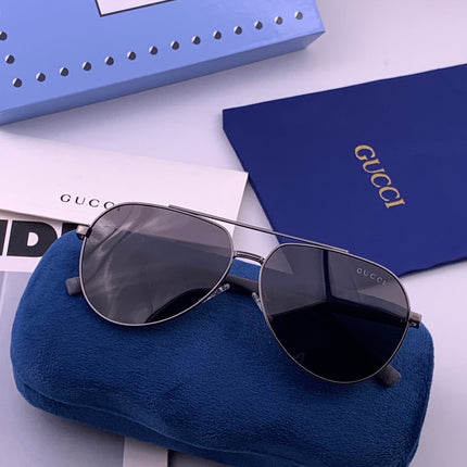 GUCCI 26S AVIATOR FRAME IN METAL 424712