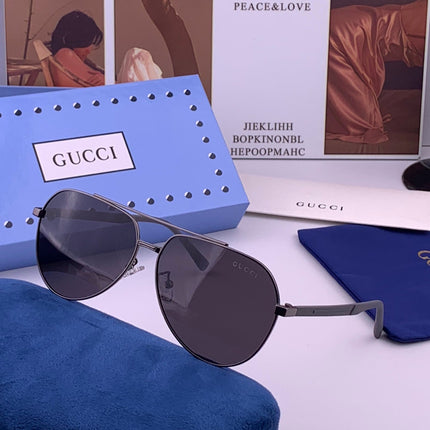 GUCCI 26S AVIATOR FRAME IN METAL 424712