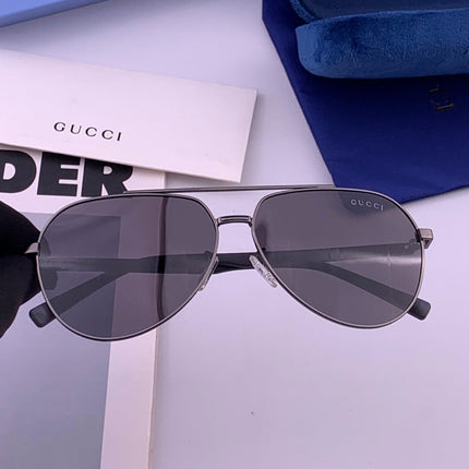 GUCCI 26S AVIATOR FRAME IN METAL 424712