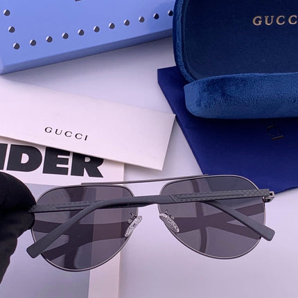 GUCCI 26S AVIATOR FRAME IN METAL 424712