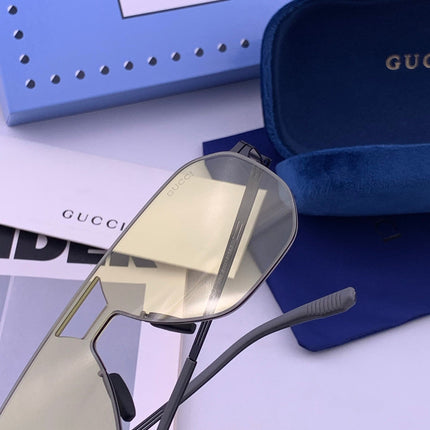 GUCCI 26S AVIATOR FRAME IN METAL 426433