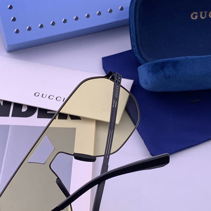GUCCI 26S AVIATOR FRAME IN METAL 426433