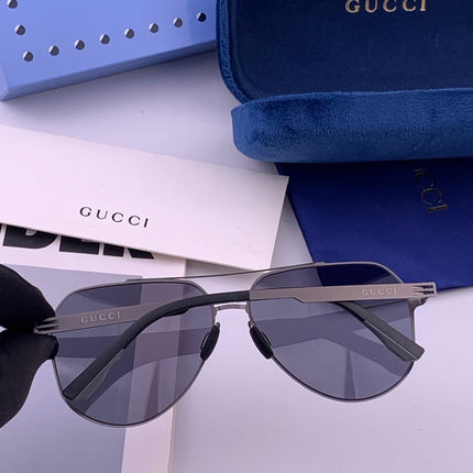 GUCCI 26S AVIATOR FRAME IN METAL 426429
