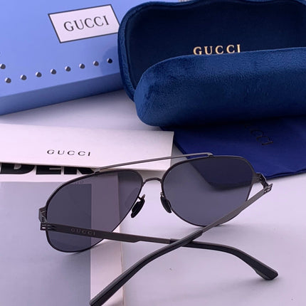 GUCCI 26S AVIATOR FRAME IN METAL 426429