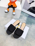 DIOR 26S HIGH-HEEL SANDALS 45 MM IN BLACK DENIM