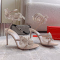 FLORIANE NUDE PINK SANDAL 95 MM