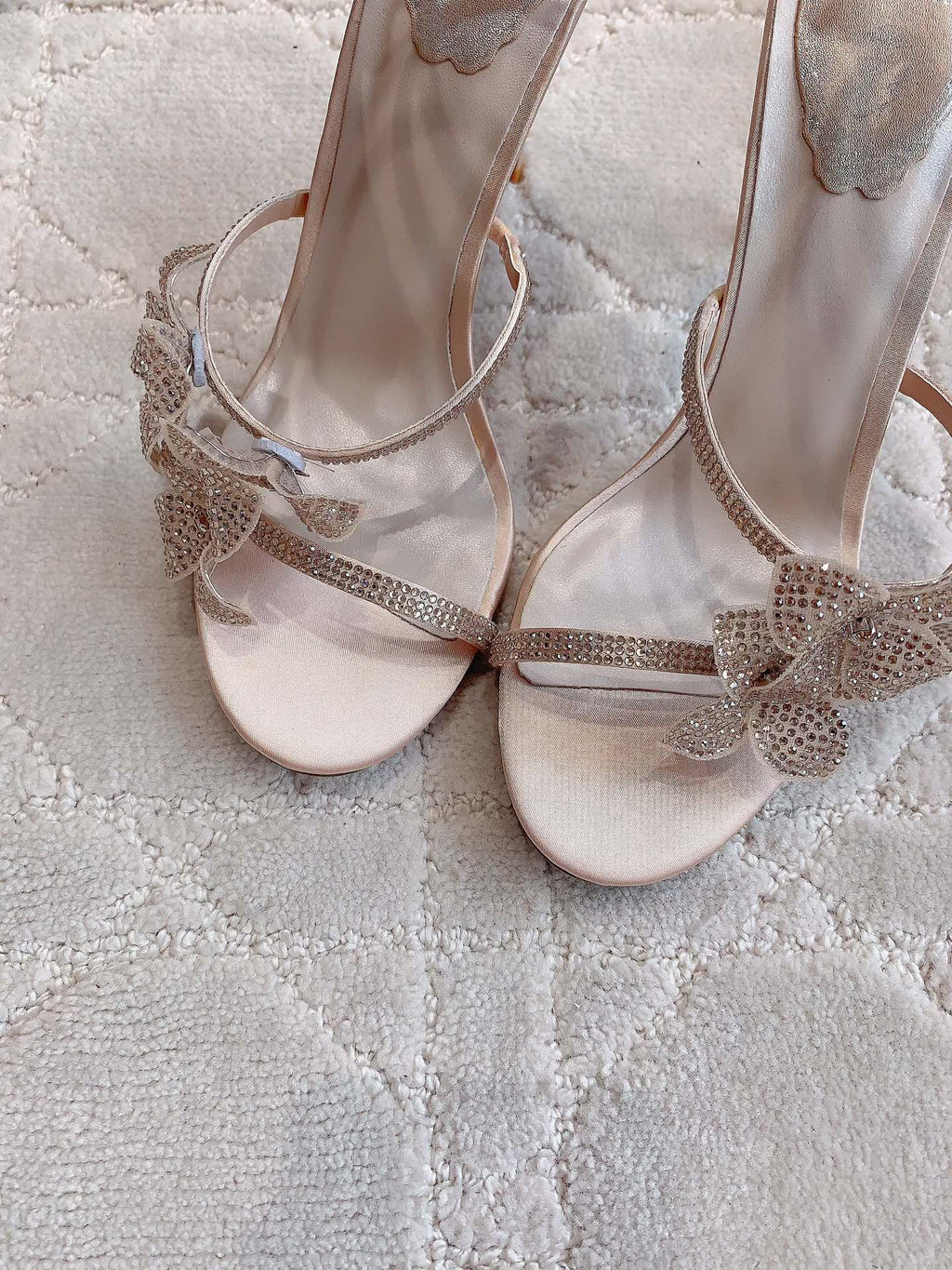 FLORIANE NUDE PINK SANDAL 95 MM