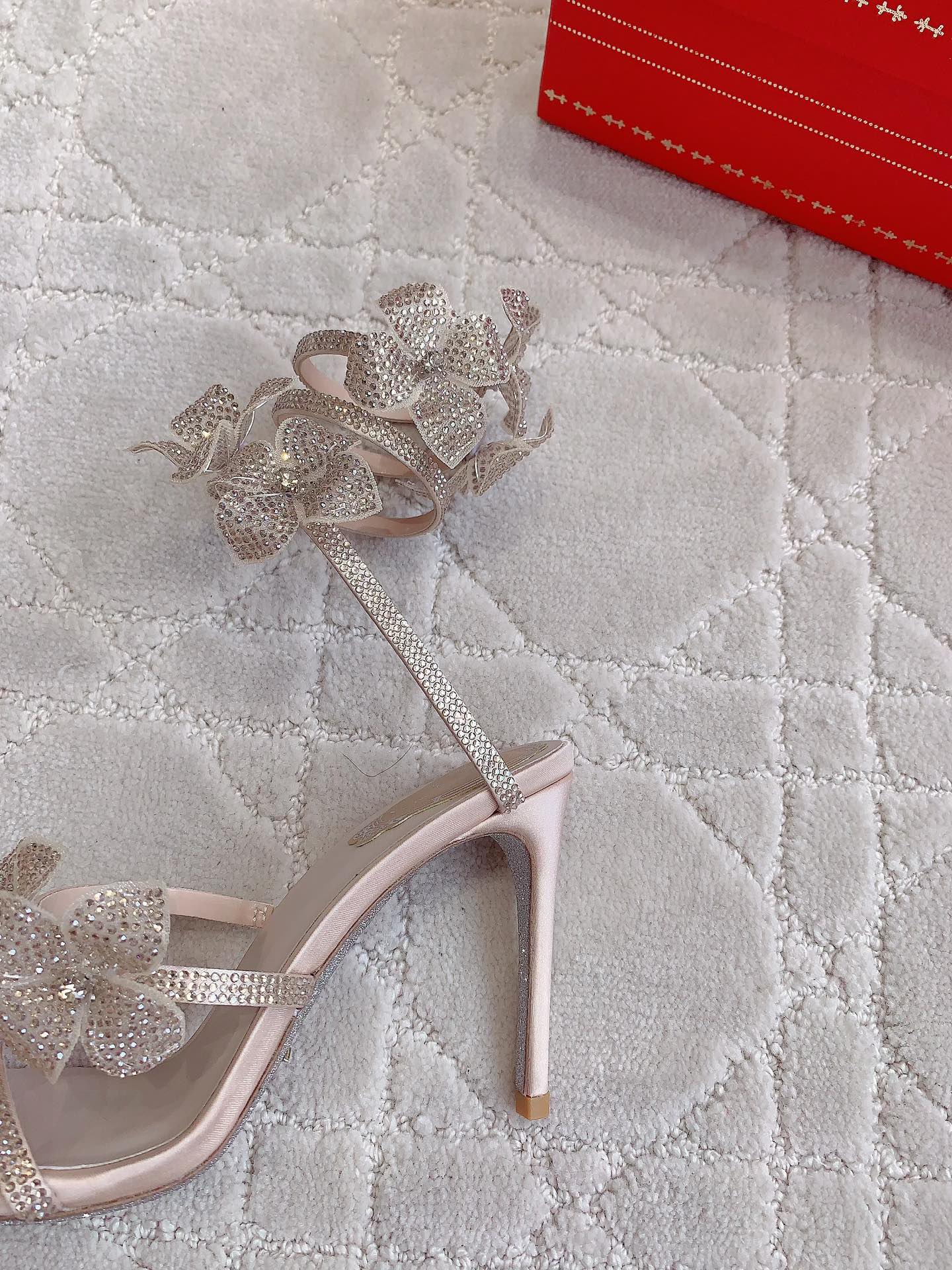 FLORIANE NUDE PINK SANDAL 95 MM