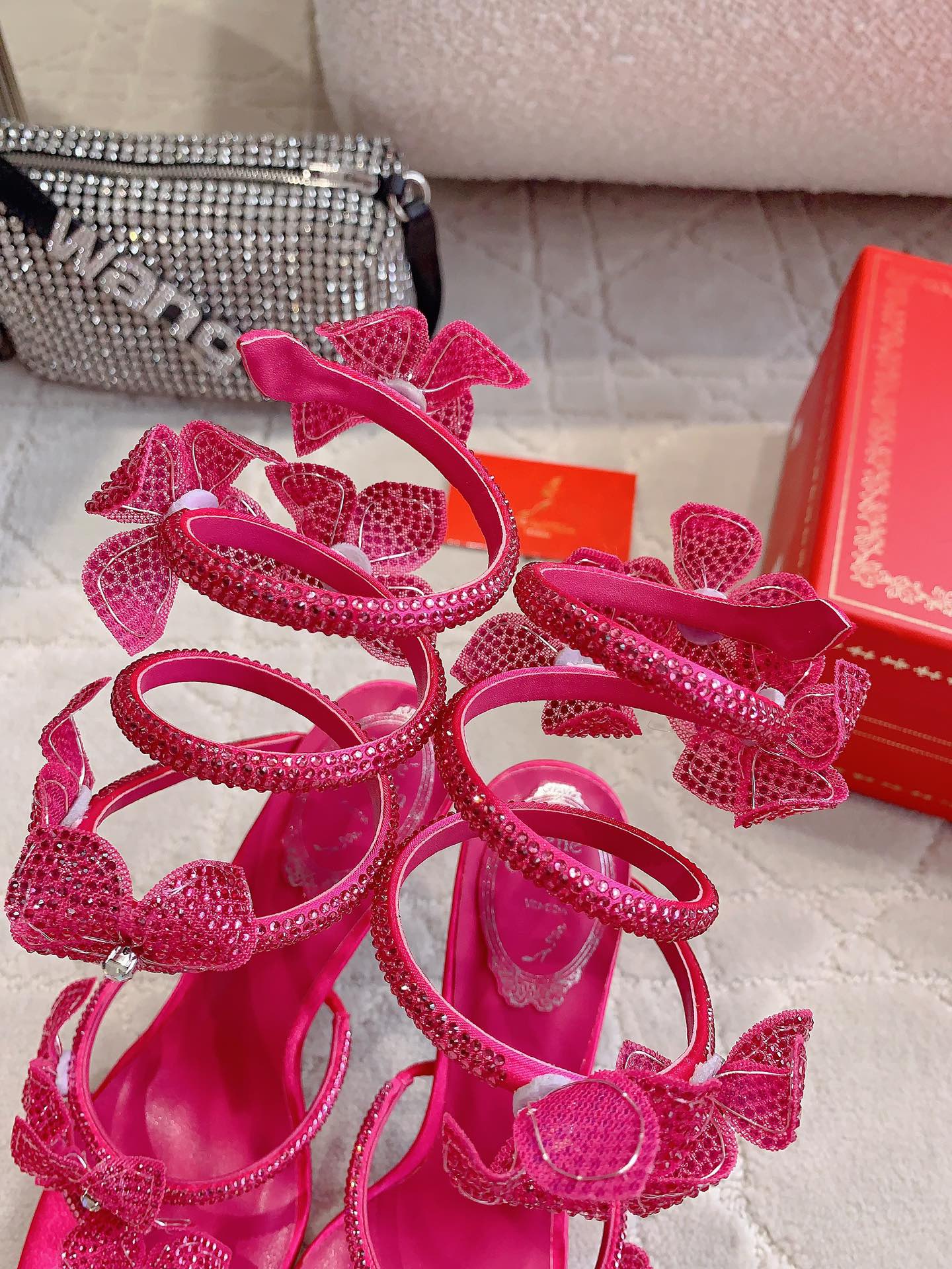 FLORIANE BRIGHT PINK SANDAL 95 MM