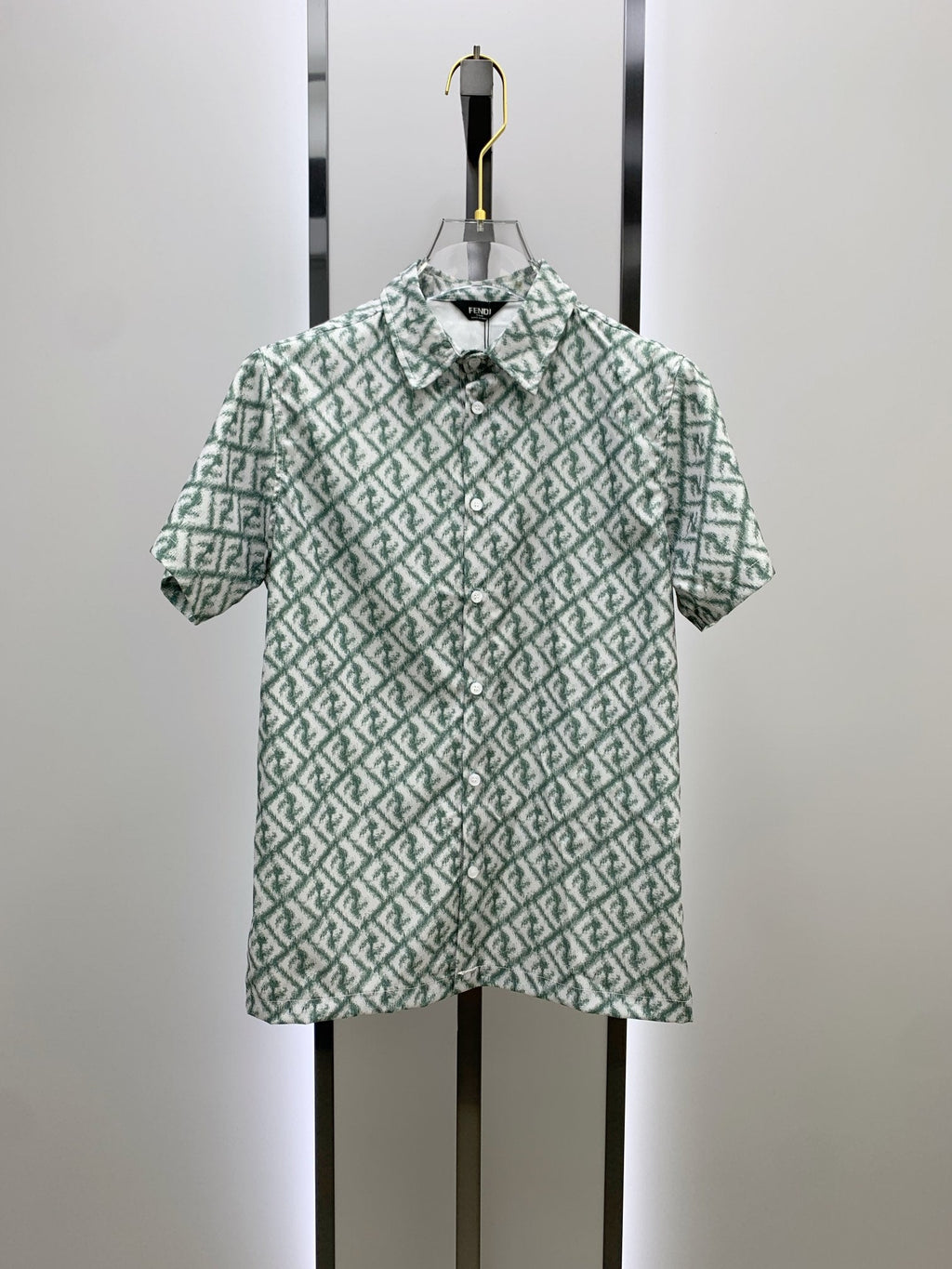 FENDI 26S SHORT SLEEVE COLLARED SHIRT SET 072