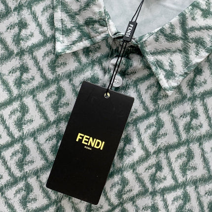 FENDI 26S SHORT SLEEVE COLLARED SHIRT SET 072