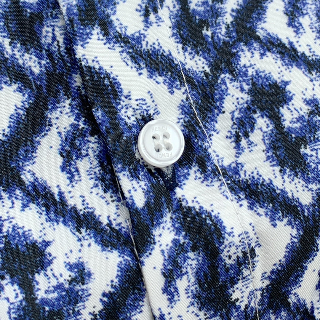 FENDI 26S SHORT SLEEVE COLLARED SHIRT SET 073