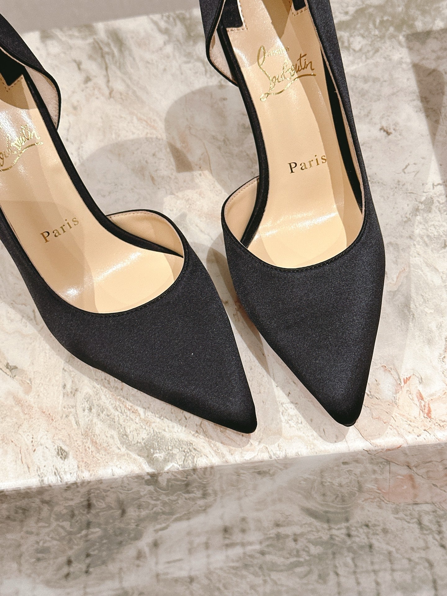 IRIZA PUMPS 95MM IN BLACK MATTE CALFSKIN