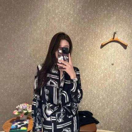 HERMES 25S SILK SHIRT 360