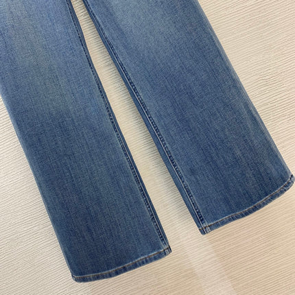 VALENTINO 26S HIGH-WAIST WIDE-LEG JEANS 331