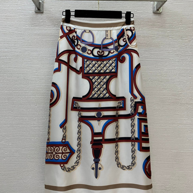 HERMES 26S SHIRT AND SKIRT SET 821