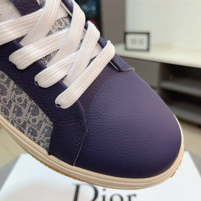 CD RETRO SNEAKER NAVY CALFSKIN