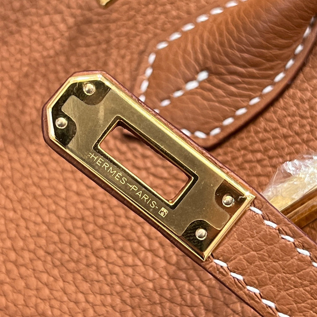 HM 25S BIRKIN 25 CM IN CARAMEL BROWN TOGO WITH KEY GOLD
