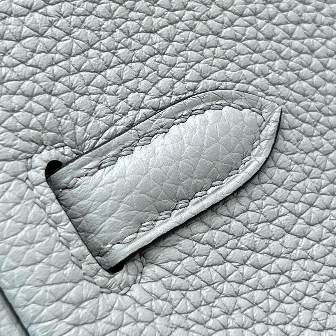 HM 25S BIRKIN 25 CM IN SLATE GRAY TOGO WITH KEY SILVER