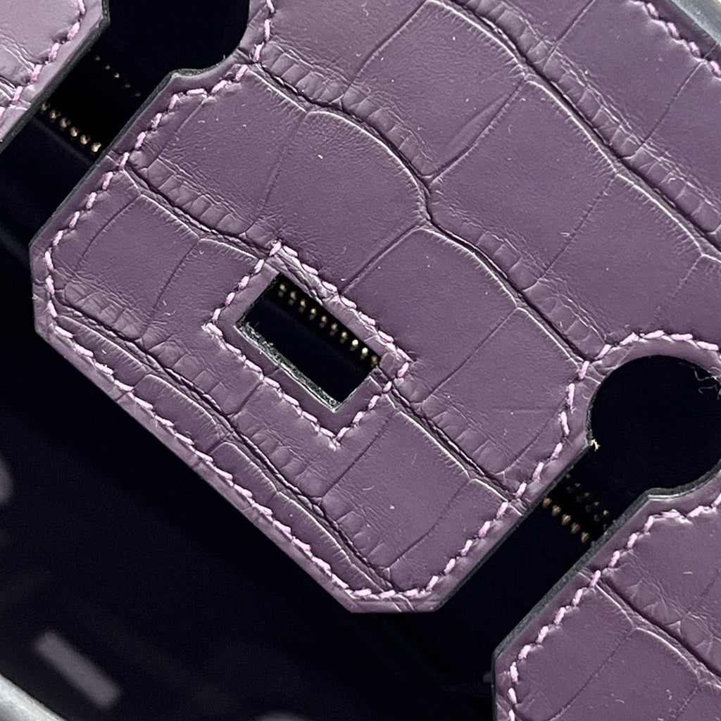 HM 25S BIRKIN 25 CM IN DARK PURPLE TOGO WITH KEY GOLD