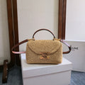 CELINE 26S TEEN NINO BAG 20 IN BEIGE RAFFIA