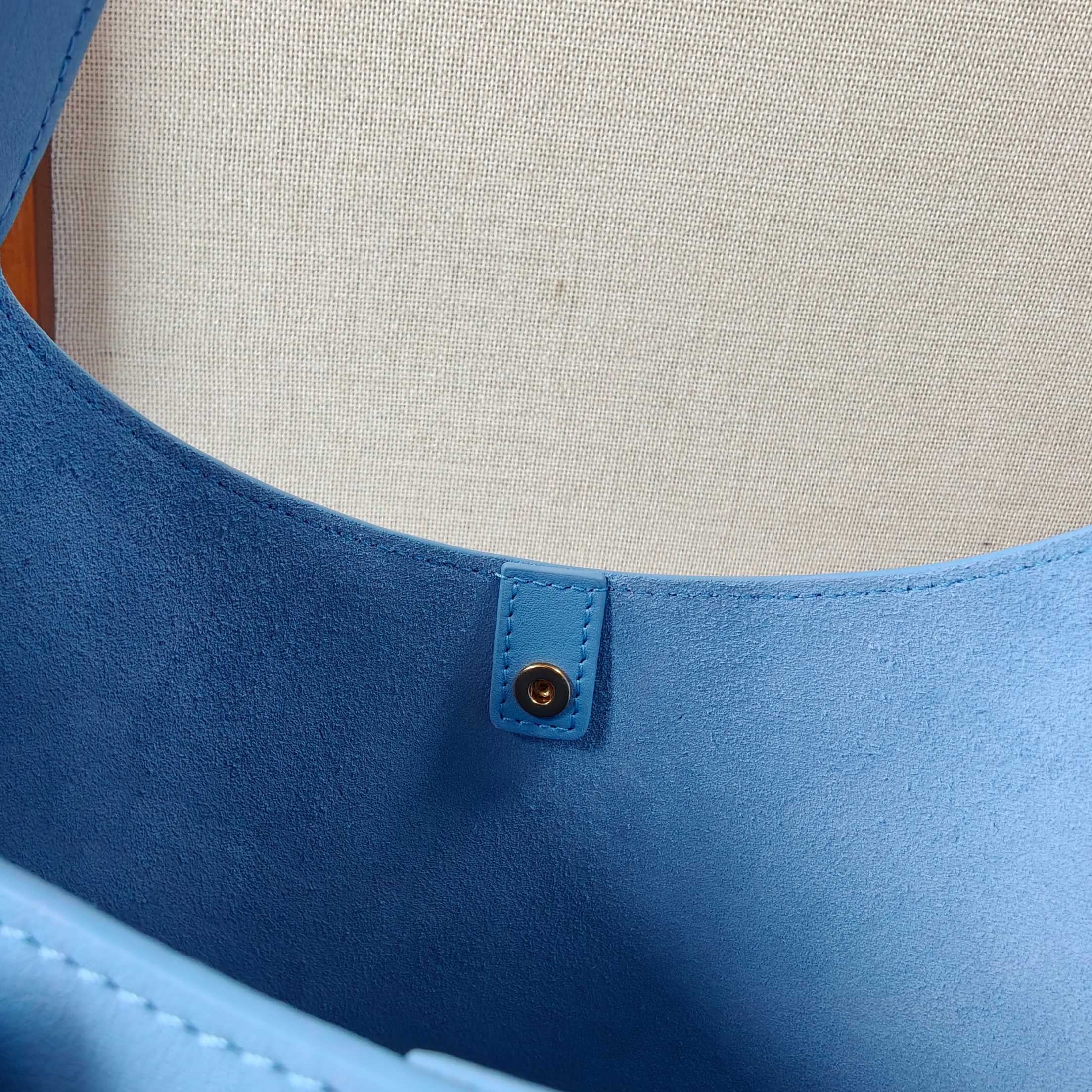 CELINE 26S HOBO BAG 31 IN SKY BLUE CALFSKIN
