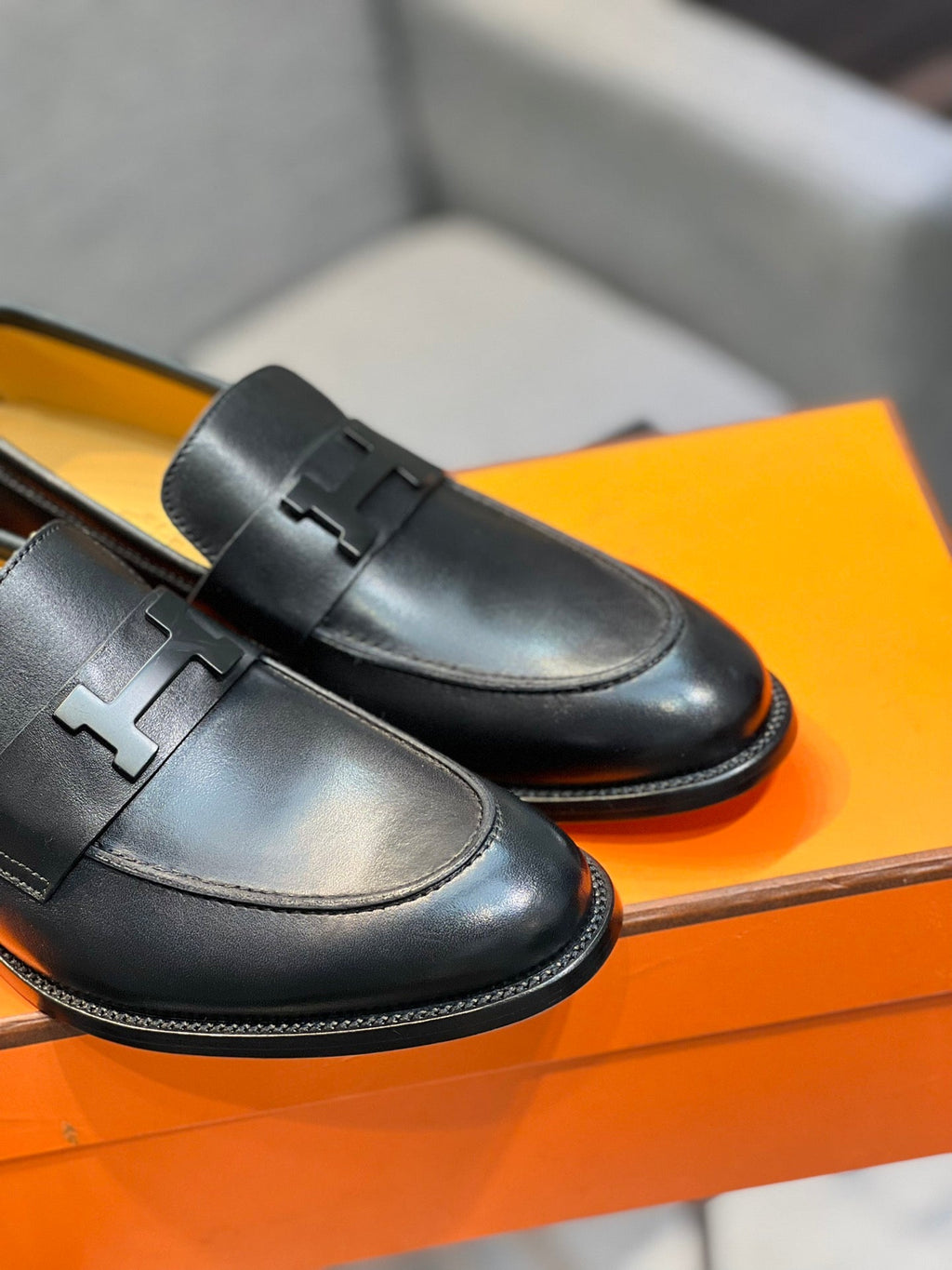 HM PARIS LOAFER BLACK CALFSKIN