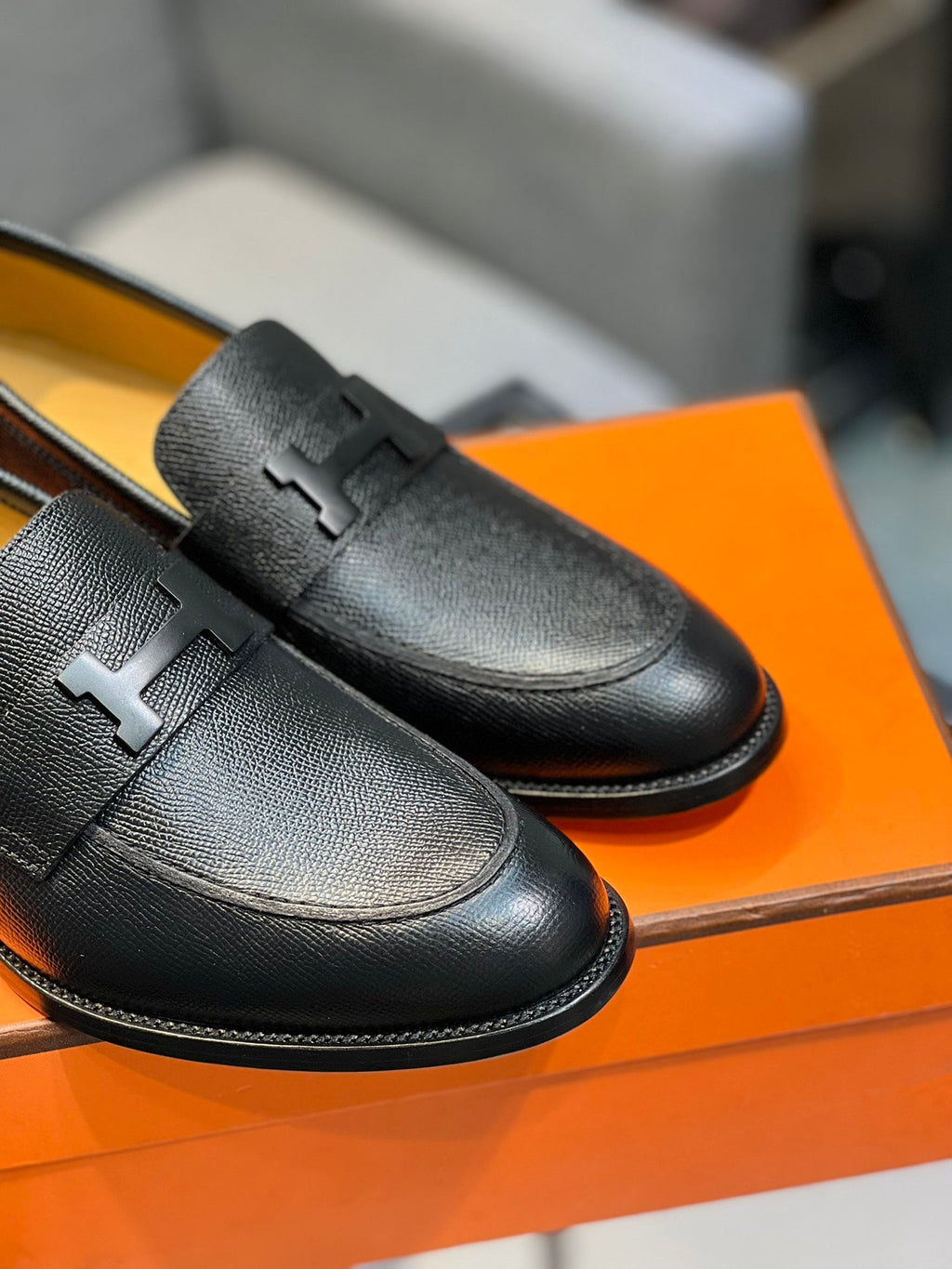 HM PARIS LOAFER BLACK EPSOM CALFSKIN