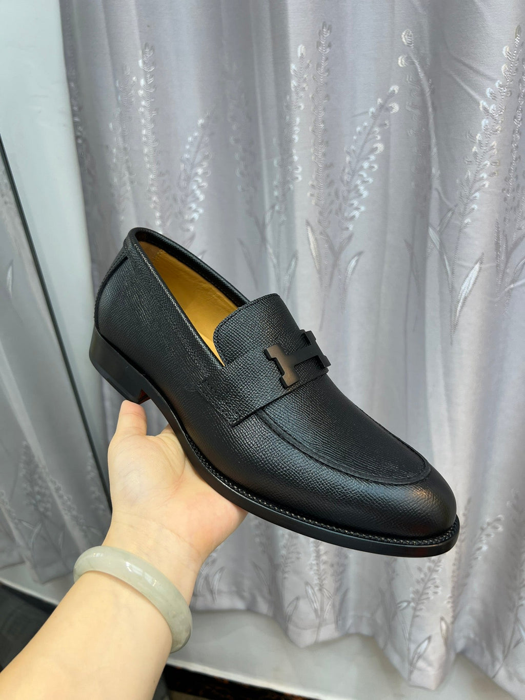 HM PARIS LOAFER BLACK EPSOM CALFSKIN