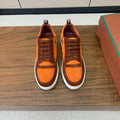 LP NEWPORT WALK SNEAKERS ORANGE SUEDE