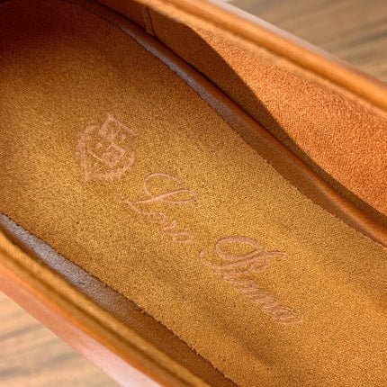 LP 26S BALLET FLATS IN SADDLE BROWN CALFSKIN
