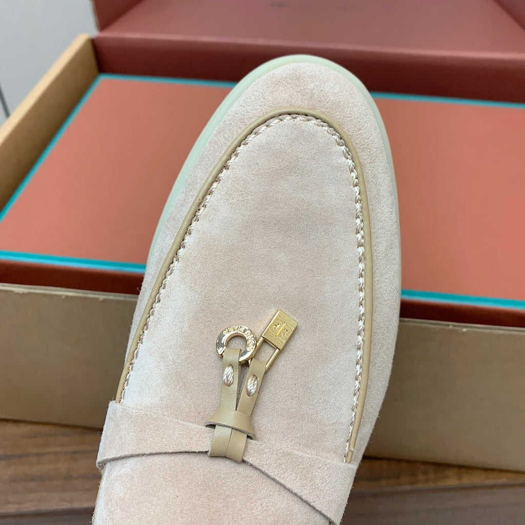 LP SUMMER CHARMS WALK LOAFERS IN LIGHT PINK SUEDE