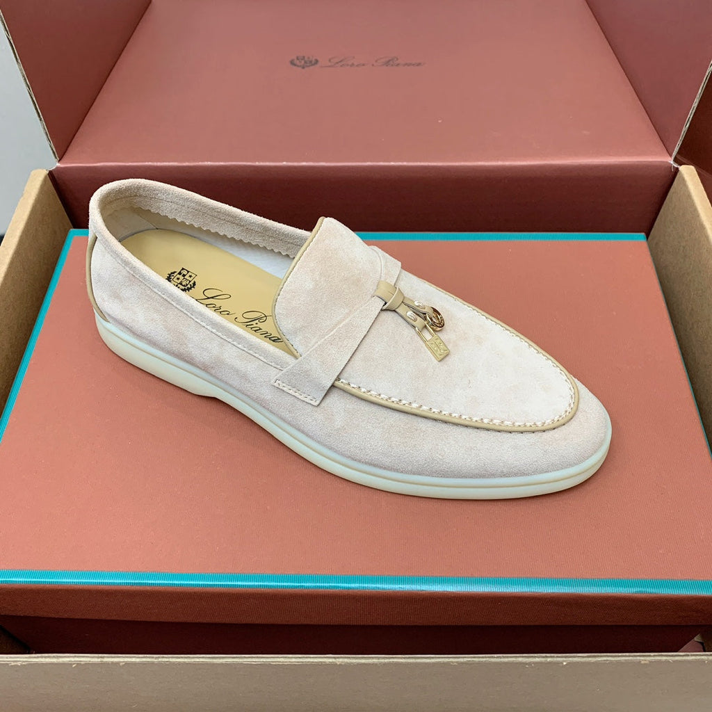 LP SUMMER CHARMS WALK LOAFERS IN LIGHT PINK SUEDE