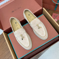 LP SUMMER CHARMS WALK LOAFERS IN LIGHT PINK SUEDE