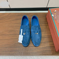 LP 26S SUMMER CHARMS WALK LOAFER IN DARK BLUE SUEDE SILVER HARDWARE