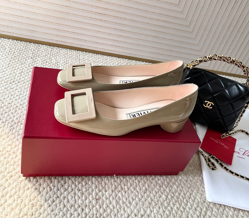 U LOOK BALLERINAS IN GURKHA GLOSSY CALFSKIN