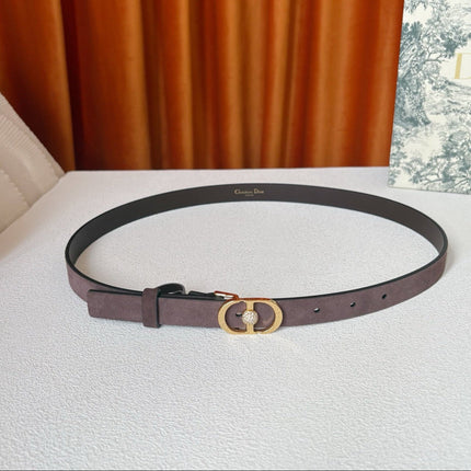 DIOR 26S BELT 20 MM IN DUSTY PURPLE SUEDE 661468