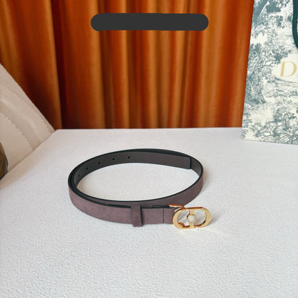 DIOR 26S BELT 20 MM IN DUSTY PURPLE SUEDE 661468