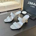 High Heels Lambskin Gray