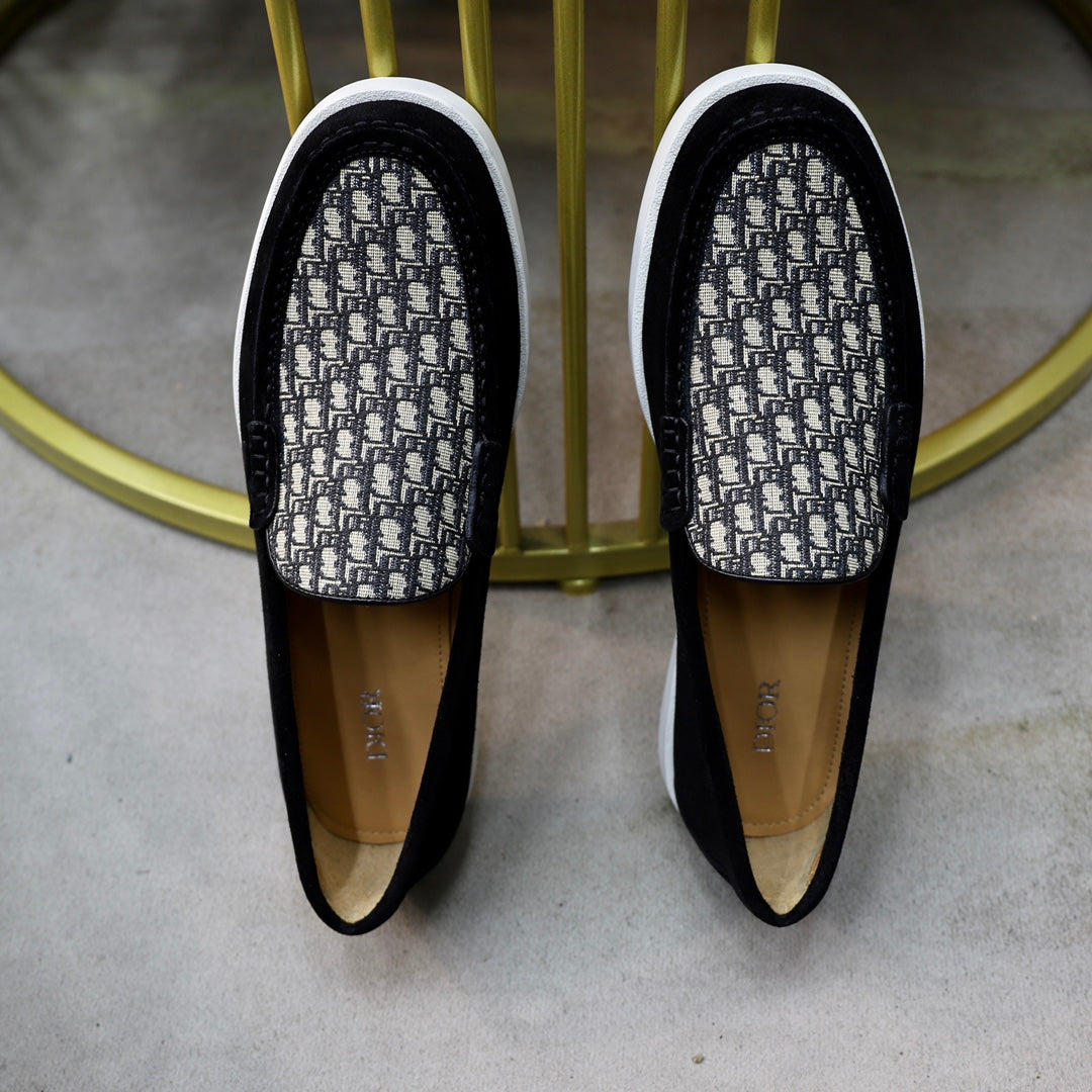 CD GRANVILLE BASIC LOAFER BLACK-WHITE JACQUARD