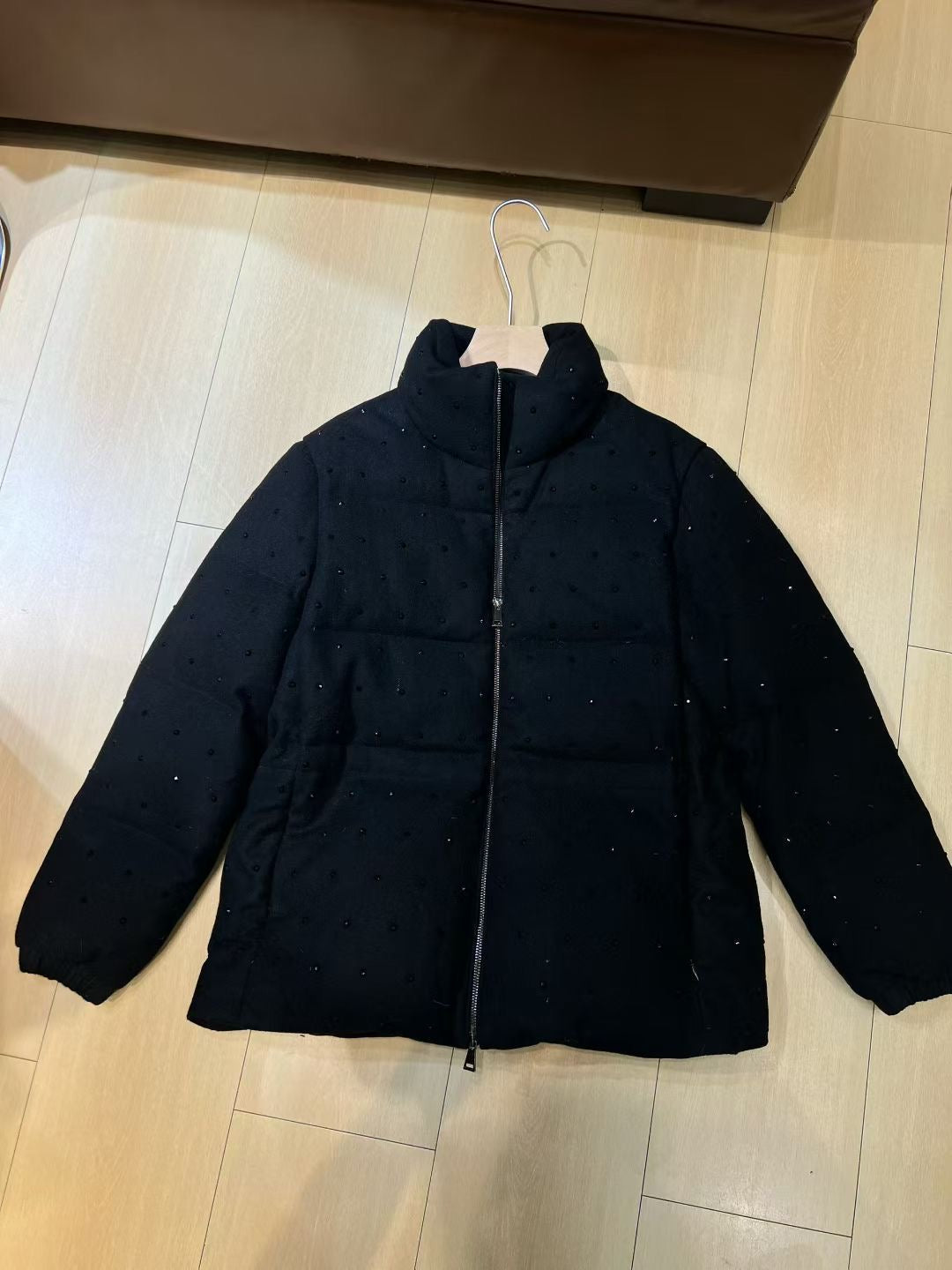 MONCLER 25S EMBELLISHED PUFFER JACKET 412