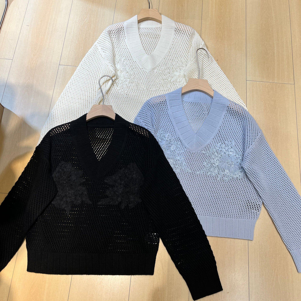 LP 26S V-NECK CASHMERE SWEATER 630