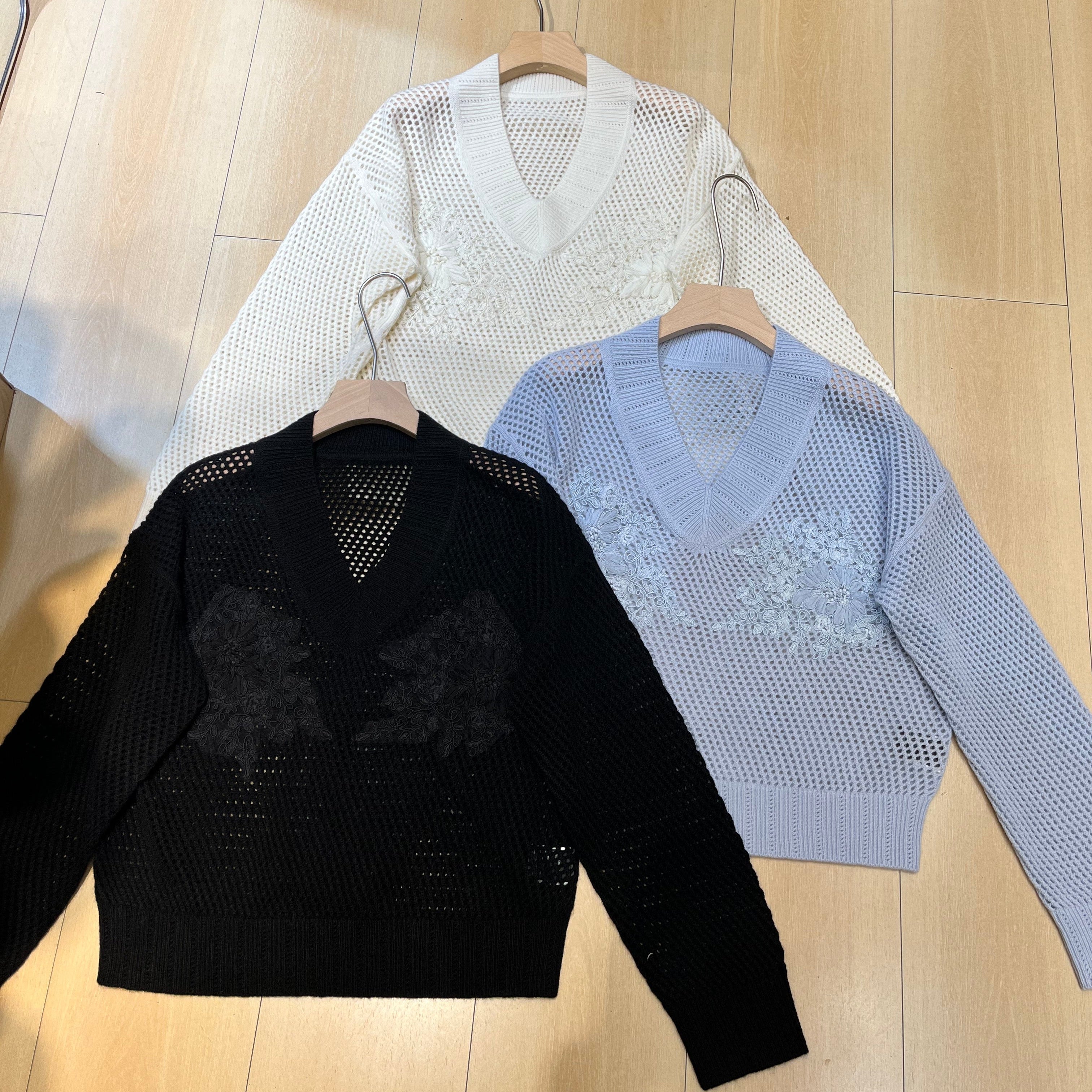 LP 26S V-NECK CASHMERE SWEATER 630
