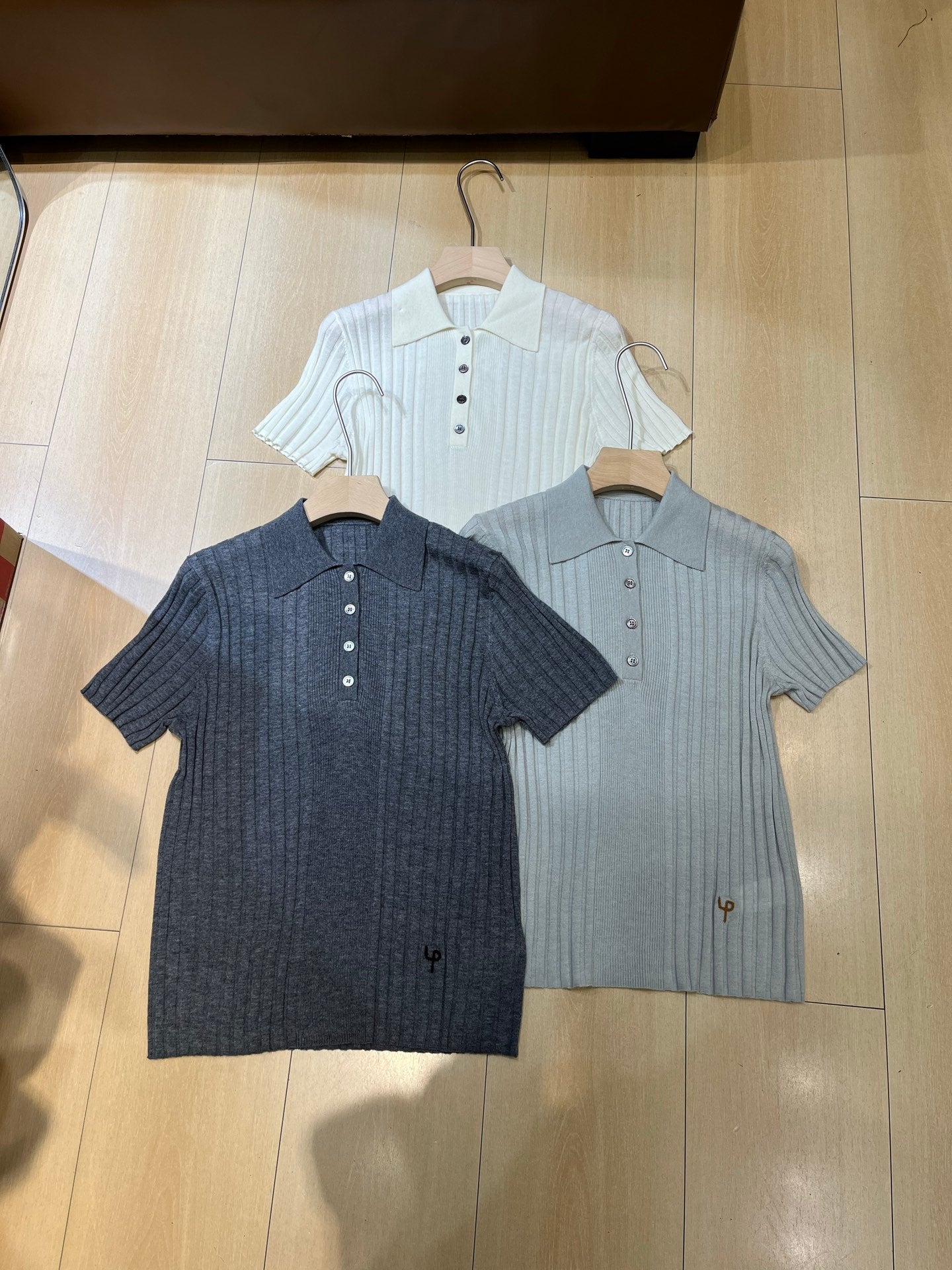 LORO PIANA 26S SHORT SLEEVE KNIT POLO SHIRT 843
