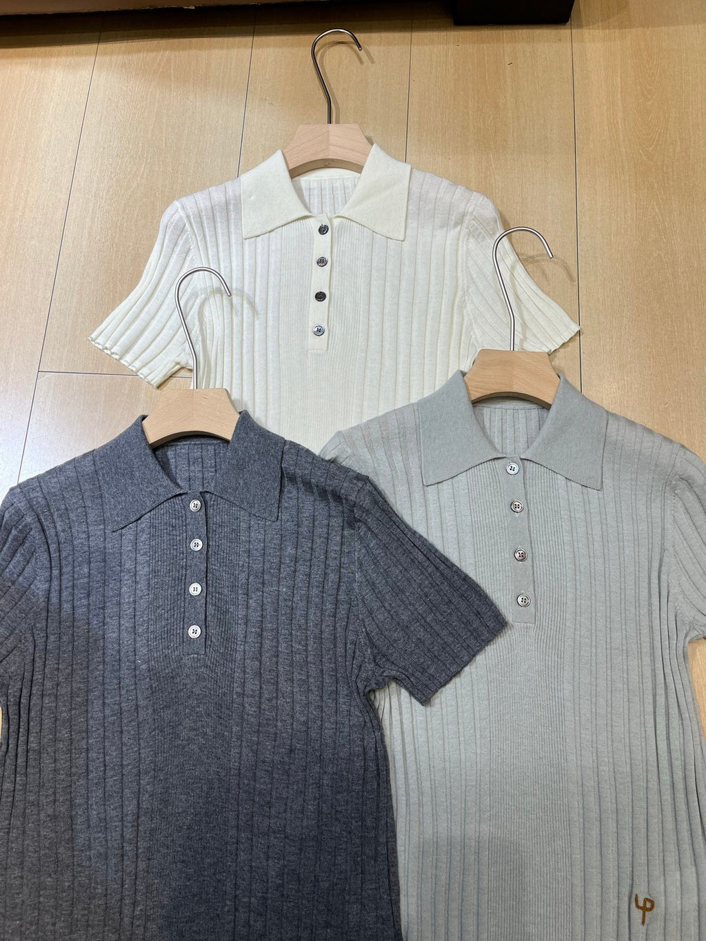 LORO PIANA 26S SHORT SLEEVE KNIT POLO SHIRT 843